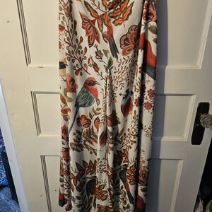 Toska Multicolored A-Line Maxi Trousers Resort Wear